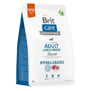 BRIT CARE DOG HYPOALLERGENIC LAMB LARGE BREED sausā barība suņiem Jērs 3kg